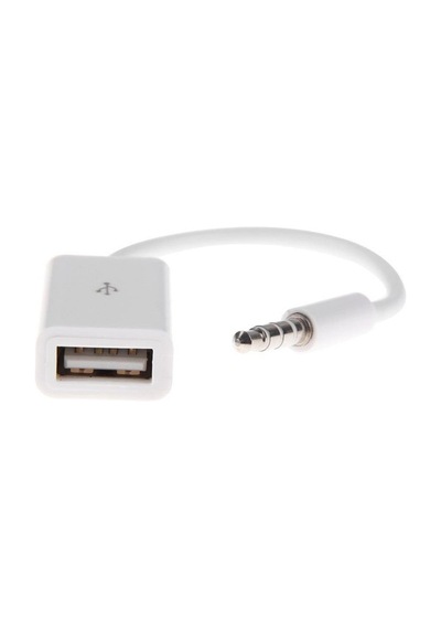 Usb To Aux Kablo Stereo Dişi Ses 3.5mm Mp3 Player Telefon Otg Kulaklık