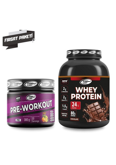 Whey Proein Çikolata 2000g / Pre-workaout 300g