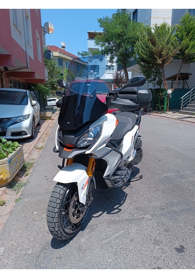 Peugeot Xp400 Gt Uyumlu Ön Cam Şeffaf, Füme, 65cm Yükseklik