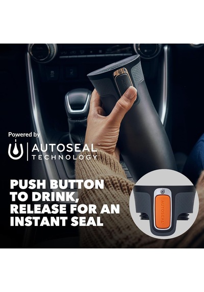 Westloop Autoseal Termos Bardak 470 Ml Turuncu Çok Renkli