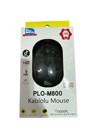 2x Süper Click 10000 Dpı Kablolu Usb Gaming Mouse Hassas Algılama Diğer