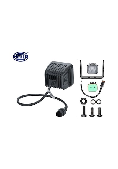 HELLA 10V-30V OFF-ROAD LAMBA 40W 5700K 3000 LÜMEN (UZUN MESAFE) (
