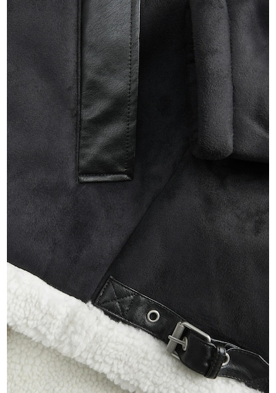 Jack & Jones Cole Aviator Erkek Mont Pilot Stil Kaban Siyah