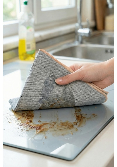 Twino 6 Prç Deneyim Seti Microfiber Zor Kir Temizlik Mutfak Banyo Bulaşık Teli Temizleme Ovma Bezi