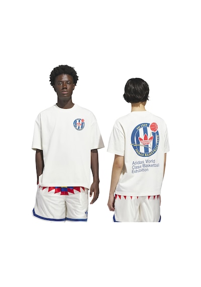 Adidas Originals Crest Unisex Beyaz Günlük Stil T-shirt Kd3616