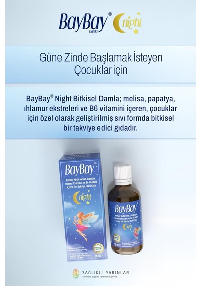 Night Bitkisel Damla B6 Lı 50 Ml