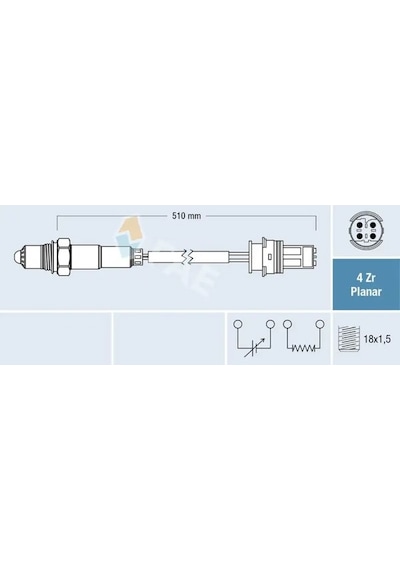 Audi A4 B8 Oksijen Sensoru 1.8 Tfsi 2008-2012 Caba Cdha Fae 77408
