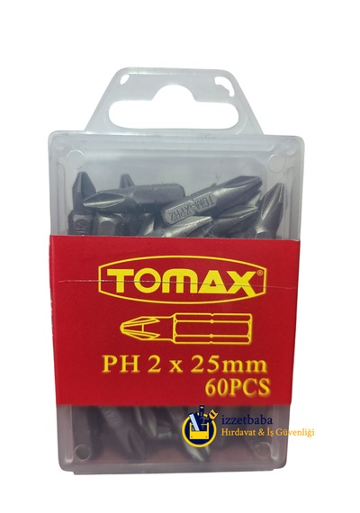Tomax Ph2 X 25 Mm Bits Uç 60 Adet