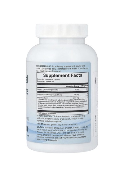 Micro Ingredients, Liposomal Glutathione Complex, 120 Vegetarian Capsules