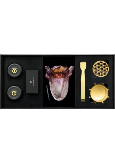 Touch Of Oud Purple Cabbage Burner Hediye Seti, Bukhoor Ve Dukhoon Tütsü Seti Oda Kokuları Mor Diğer
