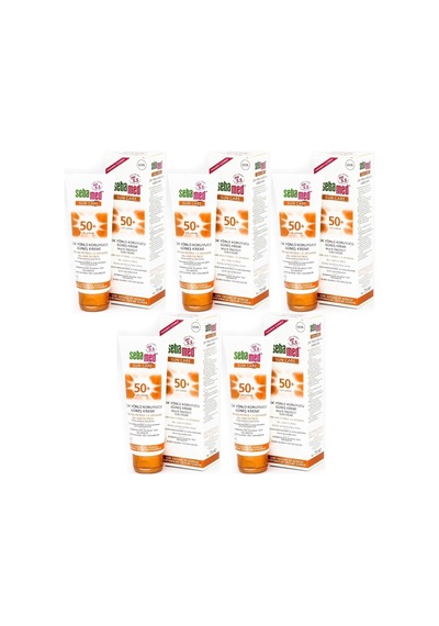 Sebamed Sun Care Çok Yönlü Koruyucu Güneş Kremi75ml Spf 50+ 5li