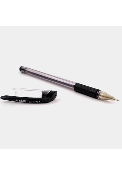 Adel Griply Tükenmez Kalem Siyah 0.7 mm İnce Uçlu