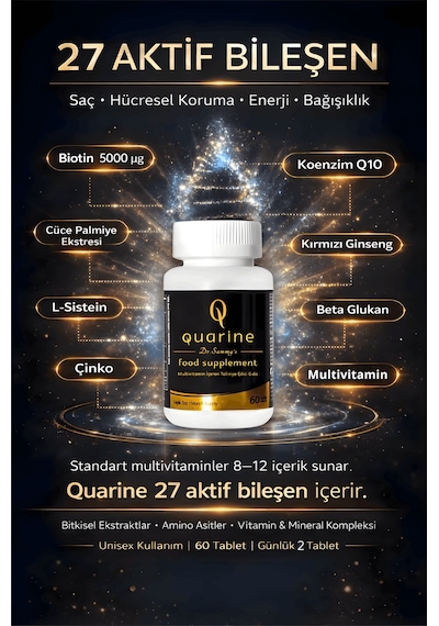 Dr. Sammy's Quarine 2 Aylık Saç Bakım Seti 2 Serum+1