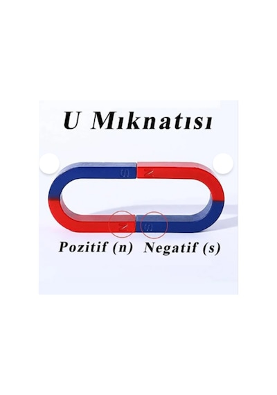 2 Adet U Mıknatıs Nal Tipi Mıknatıs