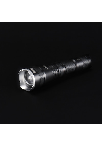 Wuben L60 - 1200 Lümen Uçak Sınıfı Zoomlu Şarjlı El Feneri Siyah