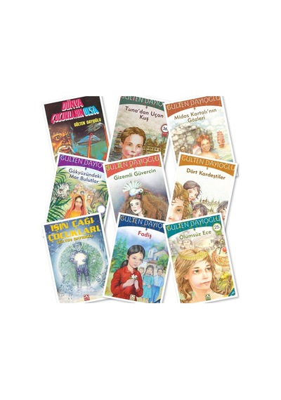 Gülten Dayıoğlu 9 Kitap Fadiş - Dört Kardeştiler - Ölümsüz Ece - Gizemli Güvercin +5
