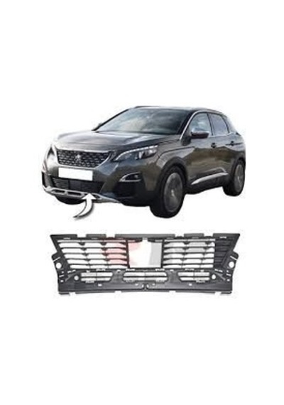 Peugeot 3008 2016- Ön Alt Tampon Izgara İthal,9810868080 - U3po2juo3033
