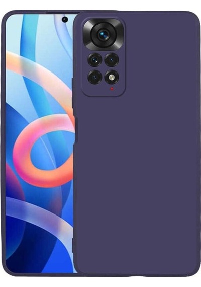 Xiaomi Redmi Note 12 Pro 4g Kılıf Zore Premier Silikon Kapak Lacivert