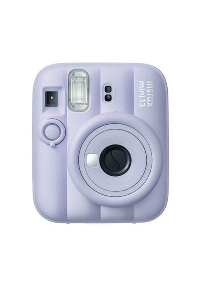 Instax Mini 13 Lila Fotoğraf Makinesi Simli Pleksi Kılıf Ve 10'lu Film Hediye Seti