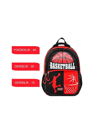 Muggle Basketball İlkokul Çantası Siyah