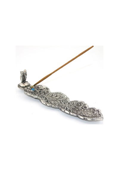 10 Adet Tütsülük Metal Kayık Şekilli Baykuş Tasarımlı Tütsü Tutucu Incense Holder Burner 22 Cm