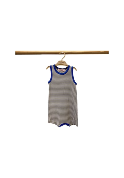 Tiffany Baby & Kids Tiffany Baby Modal Organik Theme Çizgili Rompy 89026 Koyu Lacivert