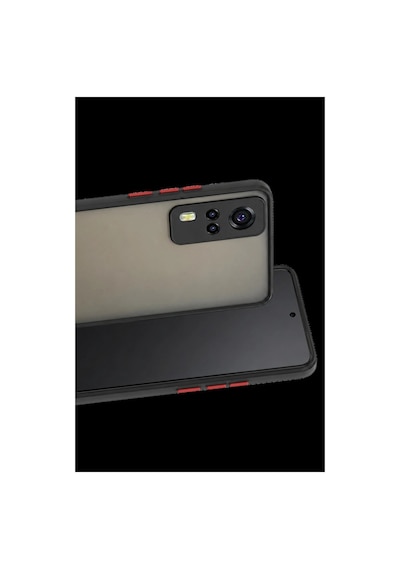 Vivo Y53s Kılıf Montreal Silikon Kapak - Siyah İtdark57219