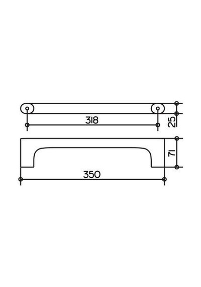 Keuco Edıtıon 400 Tutunma Barı / Havluluk 35Cm Krom