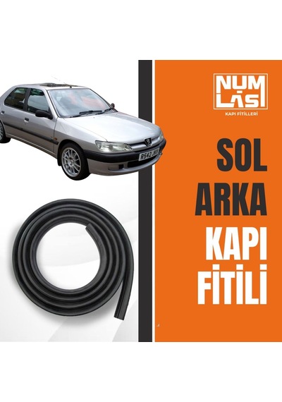Peugeot 306 Sedan Sol Arka Kapı Fitili-a Kalite-numlas-nm3582