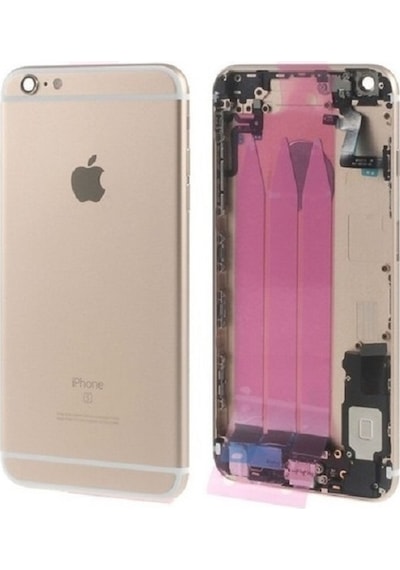 Apple Uyumlu iPhone 6s Plus Full Dolu Kasa Kapak + Tamir Seti Senalstore Gold