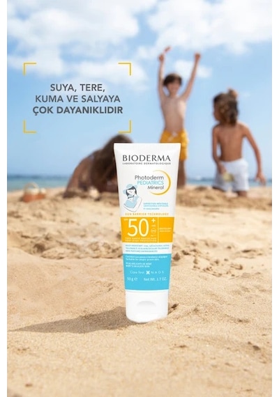 Bioderma Photoderm SPF 50+ Bebekler İçin Mineral Filtreli Güneş Koruyucu Krem 50 G