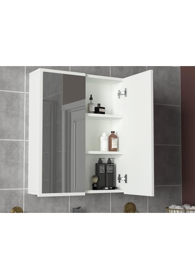Dekorister Kayla Banyo Üst Dolabı Beyaz (184464173) Çok Renkli Dekorister Kayla Banyo Üst Dolabı Beyaz (184464173) Çok Renkli