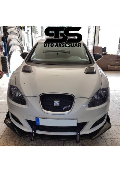 Seat Leon Mk2 Uyumlu Piano Black Kaput Üstü Havalandırma Izgarası
