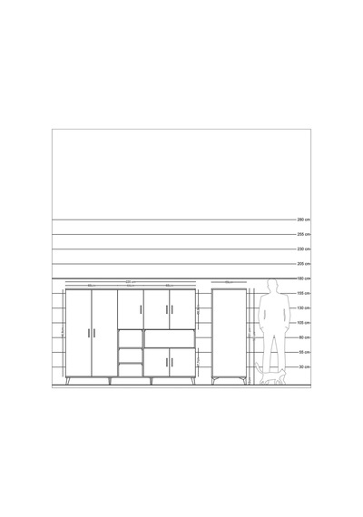 Kronos Dolap 13 Raflı 7 Kapaklı 220x59x163 Antrasit-antrasit/çam Antrasıt/atlas Çam - Antrasıt Kronos Dolap 13 Raflı 7 Kapaklı 220x59x163 Antrasit-antrasit/çam Antrasıt/atlas Çam - Antrasıt