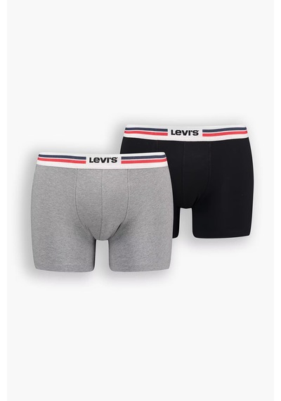 Levi's Erkek Boxer 37149-0826 Gri-siyah Gri-siyah