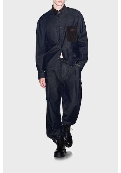 Armani Exchange Kadife Detaylı Pamuklu Oversize Kot Gömlek Erkek Gömlek Xm003402 Af27235 Mb001 Mavi MAVİ Armani Exchange Kadife Detaylı Pamuklu Oversize Kot Gömlek Erkek Gömlek Xm003402 Af27235 Mb001 Mavi MAVİ