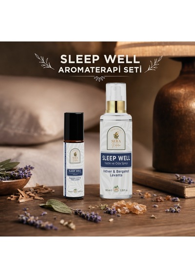 Sleep Well Aromaterapi Seti Roll-On 10 ML ve Yastık & Oda Spreyi 100 ML