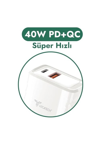 Pd Ve Usb Turbo Şarj Adaptörü Super Hızlı Şarj