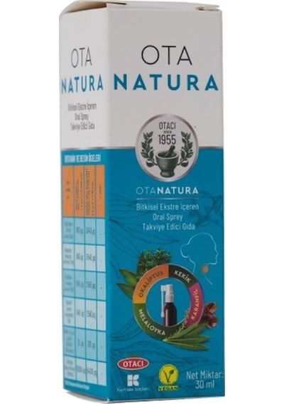 Otanatura Bitkisel Takviye Edici Gıda Sprey 30 ML