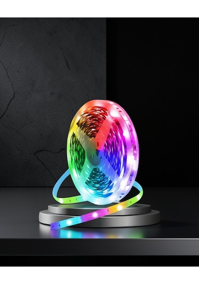 Rgb Şerit Led 10 Metre Kumandalı Uczzz10mşeritledddddd3
