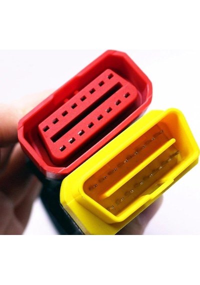Obd2 Elm327 16 Pin Launch Uzatma Kablosu 30 CM Obd2 Flat Kablo