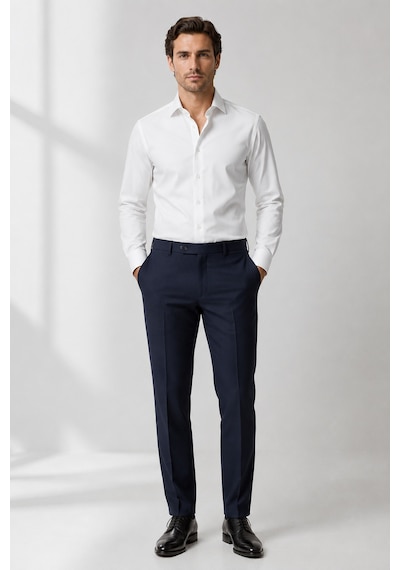 Bihan Store Erkek Slim Fit Edmone Kumaş Pantolon Mc413-lacivert
