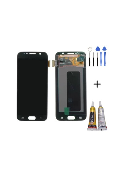 Te Samsung Uyumlu Note 5 N920 Lcd Ekran Siyah + Montaj Kiti