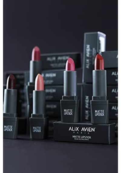 Ayrex Yoğun Renk Veren Uzun Süre Kalıcı Nemlendirici Kadifemsi Mat Ruj - Matte Lipstick 411 Spicy Terracot Diğer