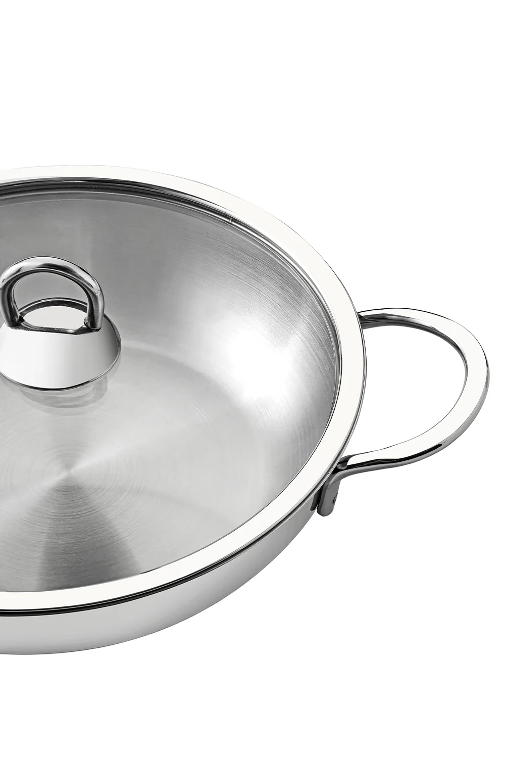 Silver 4 Parça Paslanmaz Çelik Güveç Tipi Sahan Seti 18-20 Cm Gri
