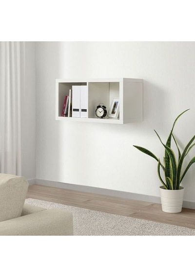 Ikea Kallax Açık Raf Ünitesi, Beyaz, 77x41 Cm