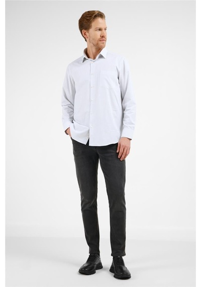 İmza Beyaz - Siyah Çizgili Desen Sert Yaka Uzun Kol Cepli Comfort Fit Pamuklu Gömlek 1004255208 Beyaz - Siyah İmza Beyaz - Siyah Çizgili Desen Sert Yaka Uzun Kol Cepli Comfort Fit Pamuklu Gömlek 1004255208 Beyaz - Siyah