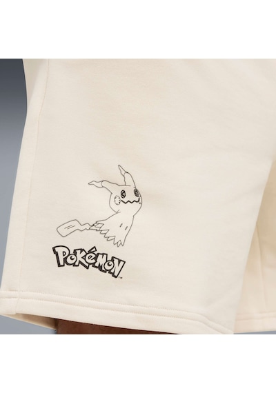 Puma X Pokémon Erkek Geniş Kesim 7" Şort 634918 87 Beyaz