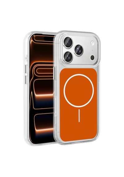 Apple iPhone Uyumlu  17 Pro Max Kılıf Metal Buton Tasarımlı Zore İkonik Sert Silikon Kapak