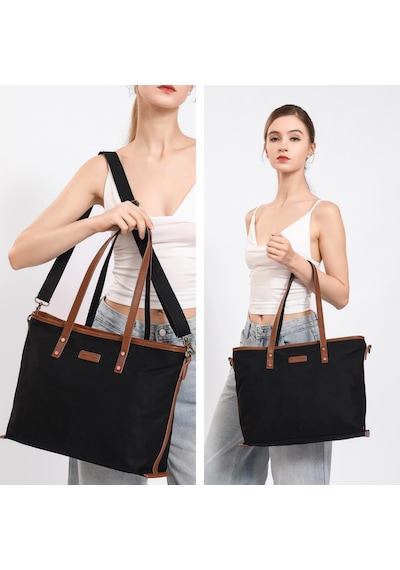 Kanvas Kumaş Kadın Omuz Çantası Smart Bags 1330 Bej